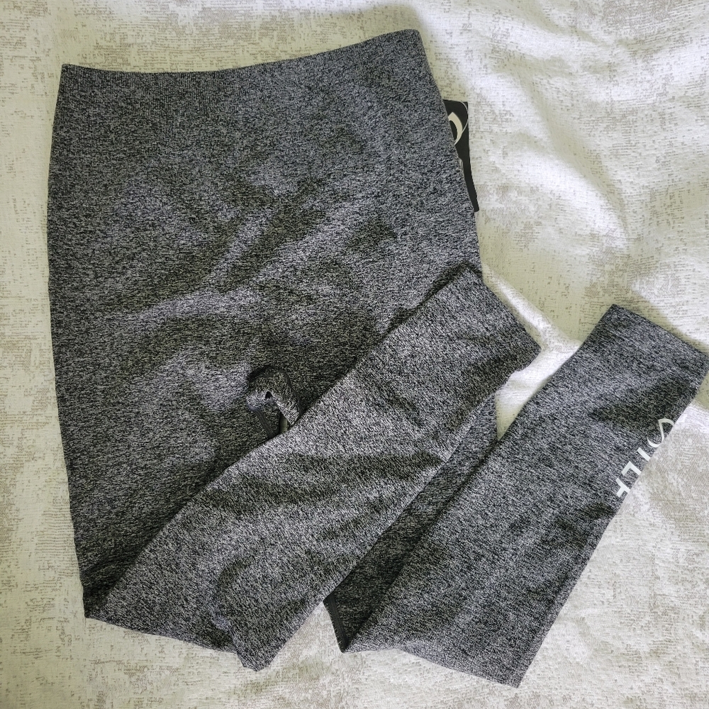 TLF High-Waist Gray Seamless Leggings - Women